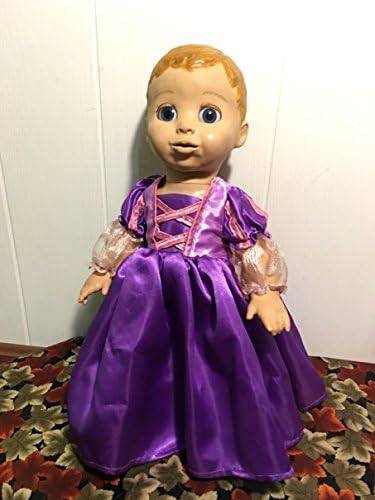 Fits Luvabella Doll Clothes Rapunzel Inspired Dress Costume Handmade Clothes Only