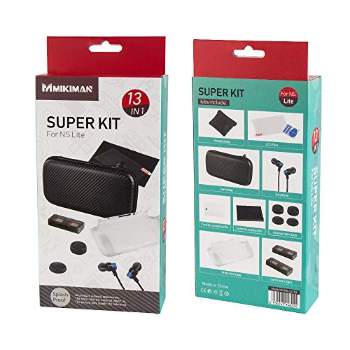 image for Complete Kit for Nintendo Switch Lite 2019 - Portable Travel Carry Cas