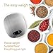 Kitchen Scale, DIGOO 11lb/5kg Digital Stainless Steel Multifunction Food Scale, Touch Control, Multi Measurement Units - grs, lbs, oz, ml, Ultra Lightweight, Slim Design, Silver (Batteries Included)