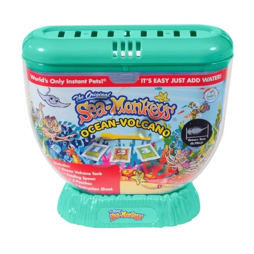 Photo 1 of ***ONLY EMPTY CONTAINER**Sea-Monkeys® Ocean Volcano - World's Only Instant Pets® - Assorted Colors - Ages 6+ (Pack of 1)