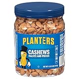Planters Salted Cashew Halves & Pieces (26 oz Canister)