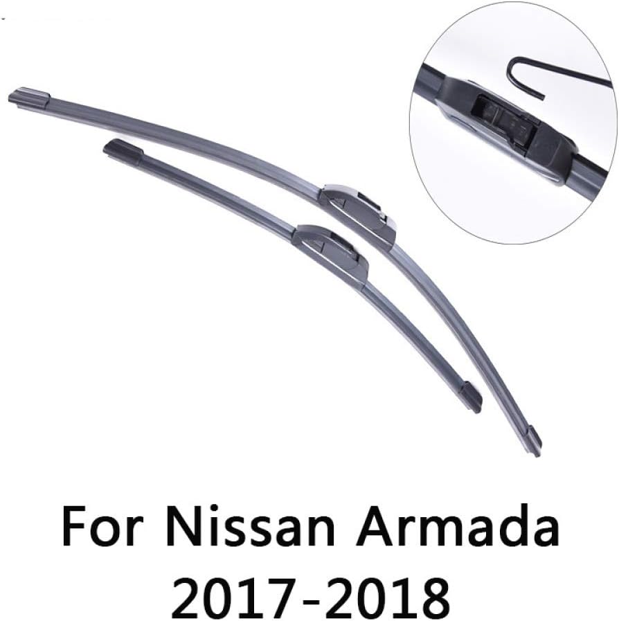 QOHFLD wiper For Nissan Armada from 2003 2004 2005 2006 2007 2008 2009 to 2018 wiper car accessories Front wiper blade