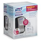 PURELL 1305-D1 2 Piece LTX-7 Advanced Instant Hand Sanitizer Foam Refill Dispenser Kit