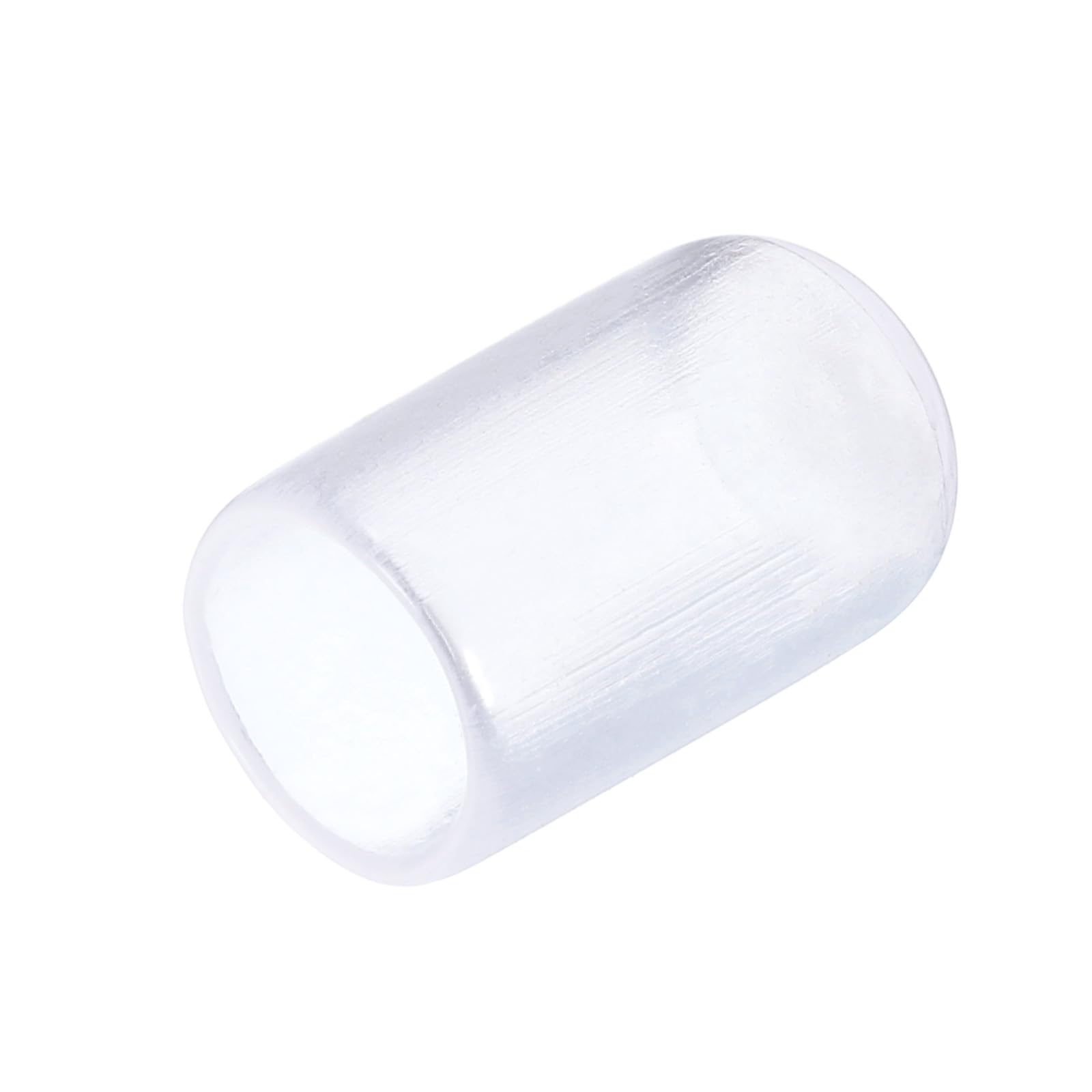 Photo 1 of uxcell 15pcs Rubber End Caps 8mm(5/16") ID PVC Vinyl Round End Cap Cover Screw Thread Protectors Clear