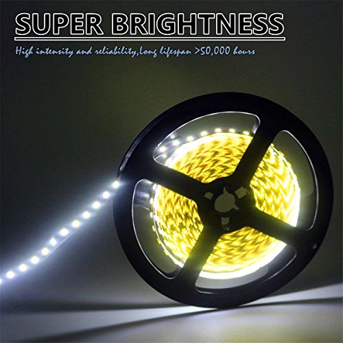 Led Strip Lights, IEKOV 2835 SMD 600LEDs NonWaterproof Flexible Xmas