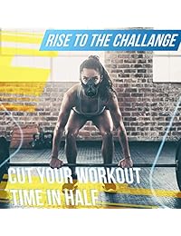 Yafeh Sports Workout Mask - Breathing Exercise Device for High Altitude Simulation - Increase Your Stamina for Running, Biking, and HIIT Cardio Fitness Workouts - 16 Breathing Levels