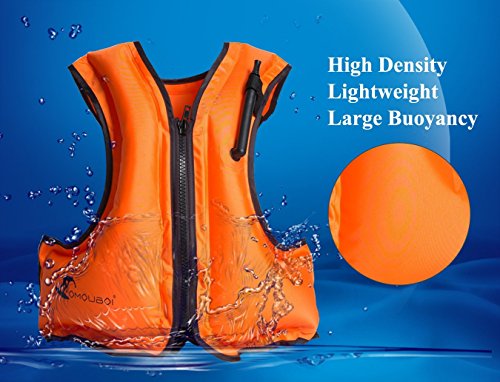 OMOUBOI Adult Inflatable Swim Vest Life Jacket For Snorkeling - Thumbnail 4