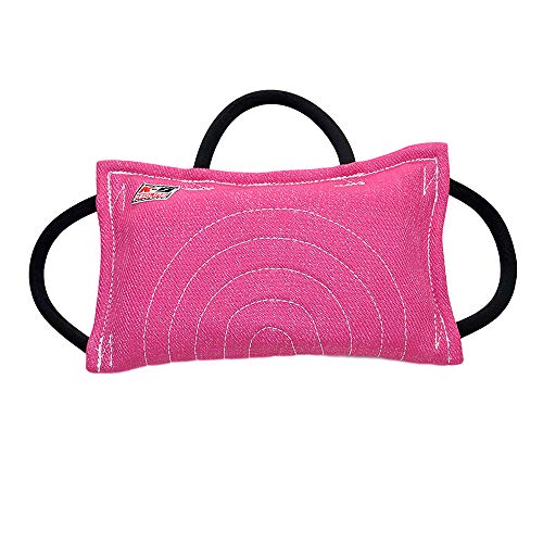 RedLine K9 PINK 3 Handle Gusset Dog Tug toy - Bite Suit Material