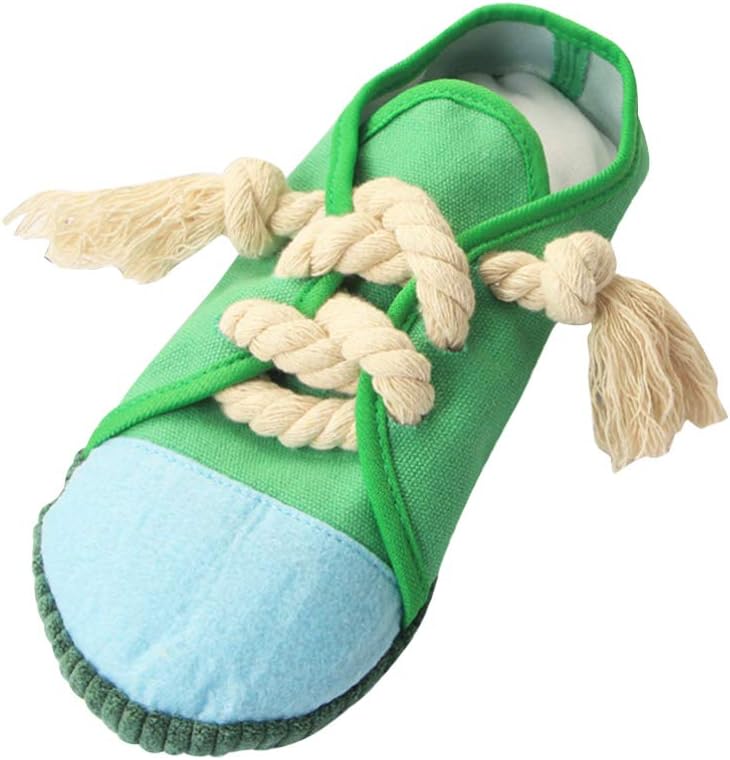 Balacoo Puppy Squeaky Toys Cartoon Dog Toys Slipper Pet Supplies Playing Toy Gift for Baby Dog Pet Cat Birthday
