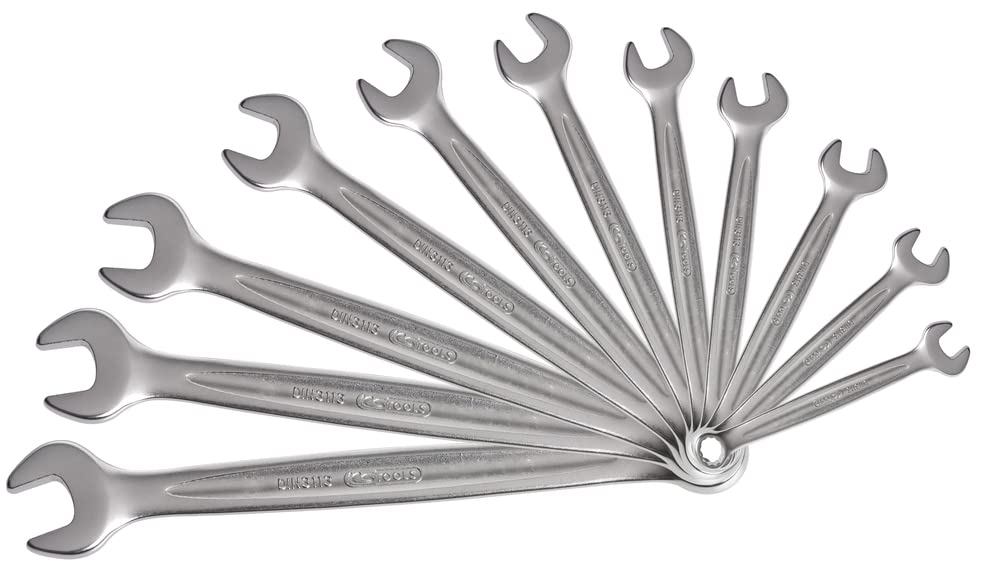 KS TOOLS 922.0044 Set of 11 Metric Combination Spanners - Boxed