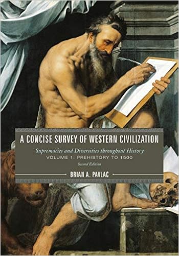 A Concise Survey Of Western Civilization Supremacies And Diversities Throughout History Volume 1 9781442237704 Pavlac Brian A Books