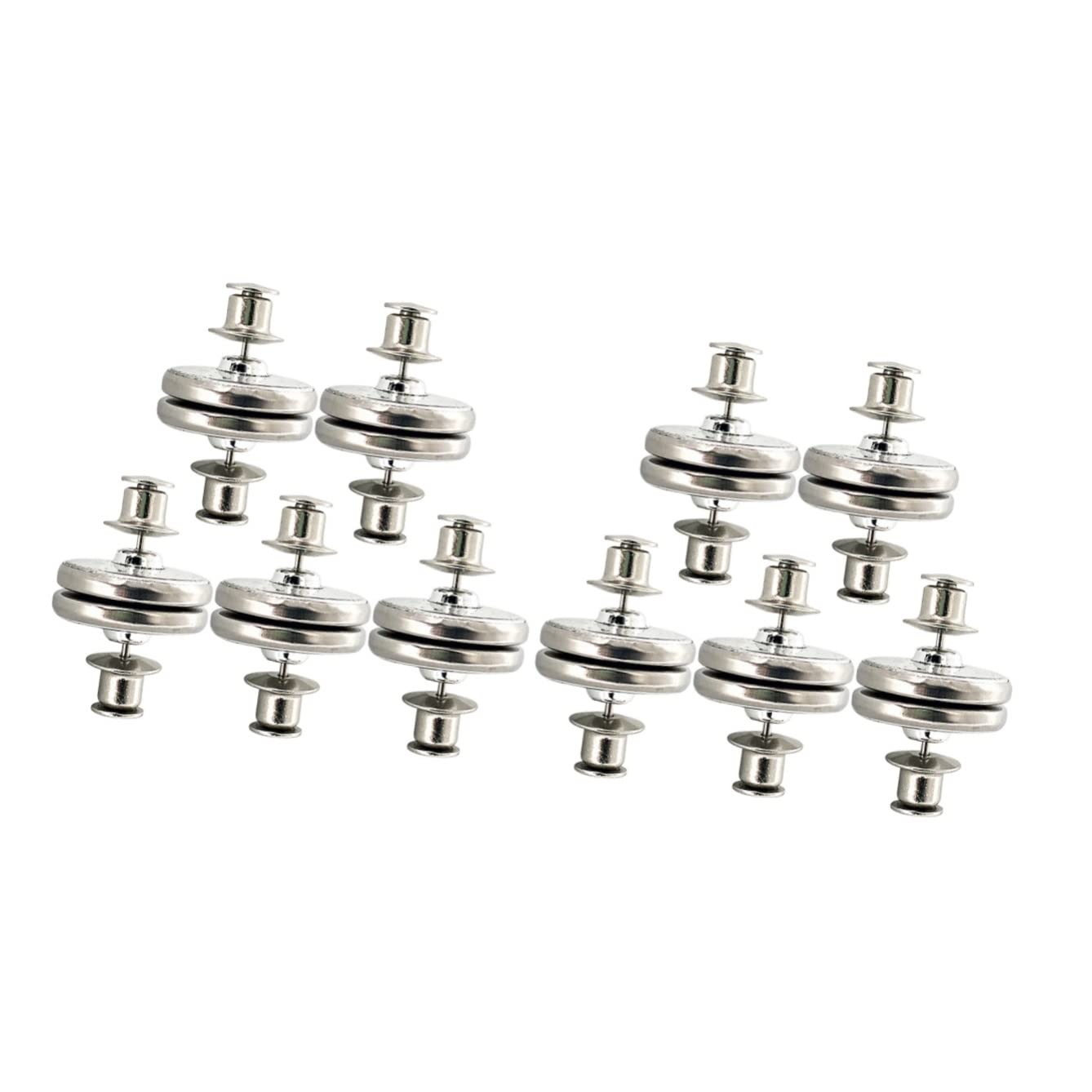 HOMSFOU 10 pairs Curtain Tie Backs Removable Type Buckles for Easy Curtain Closure Ideal Curtain Hooks for Home Office Hotel Decoration