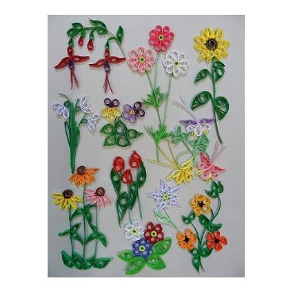 Quilling Kit - Quilling Designs for Garden Flowers