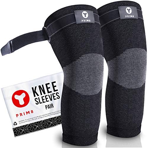 PRIM8 Knee Brace Compression Sleeves -No Roll Down