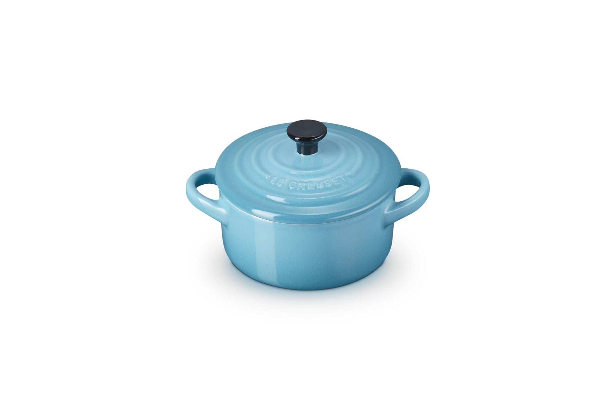 LE CREUSET Stoneware Petite Round Casserole, 0.25 L, Teal, 71901101700100 โ image 1