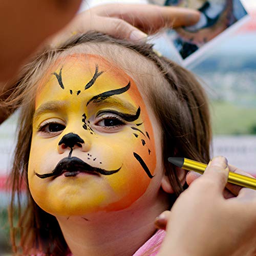 ThinkMax Face Paint Crayons for Kids, 32 Colors Body & Face Painting Kit, Safe for Sensitive Skin, Great for Halloween, Birthday, School Party