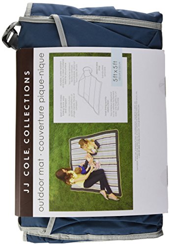 image for JJ Cole Outdoor Blanket, Blue Orbit, 5' x 5', baby-boys