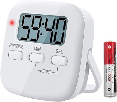 MECHEER Magnetic Timer for Kids Digital Countdown Clock 96 dB Loud Alarm