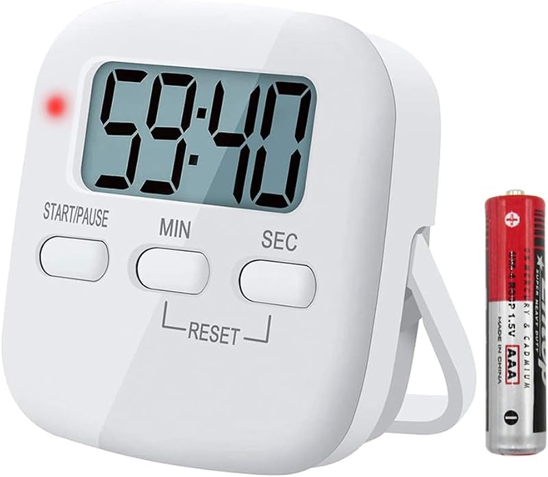 MECHEER Magnetic Timer for Kids Digital Countdown Clock 96 dB Loud Alarm