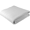 GILDEN TREE Waffle Towels Quick Dry Lint Free Thin Bath Sheets 40x80 Oversized Extra Large for Adults, Classic Style (White)