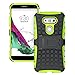 LG G5 Case, OEAGO LG G5 Cover Accessories - Tough Rugged Dual Layer Protective Case with Kickstand for LG G5 - Green