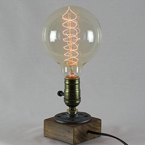 Vintage Edison Globe Light Bulb 60w - Giant Spiral Globe Dimmable 125mm E27 ES - The Retro Boutique ® - Image 3