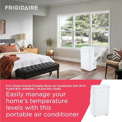 Frigidaire Gallery 14,000 BTU Inverter Portable Room Air Conditioner with Dehumidifier Mode