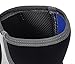 Body Glove 3mm Neoprene Compression Knee Sleeve (Black & Silver, Large)