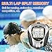 BizoeRade Professional Sports Digital Stopwatch 60 Lap Memory Stopwatches Countdown Timer with Backlight, Clock, Metronome, Waterproof for Coach,Referee,Training,Running