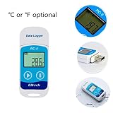 Mohoo Datalogger Waterproof LCD display USB Digital High Accuracy Temperature Data Logger / Recorder,32000 points(MAX),RC-5