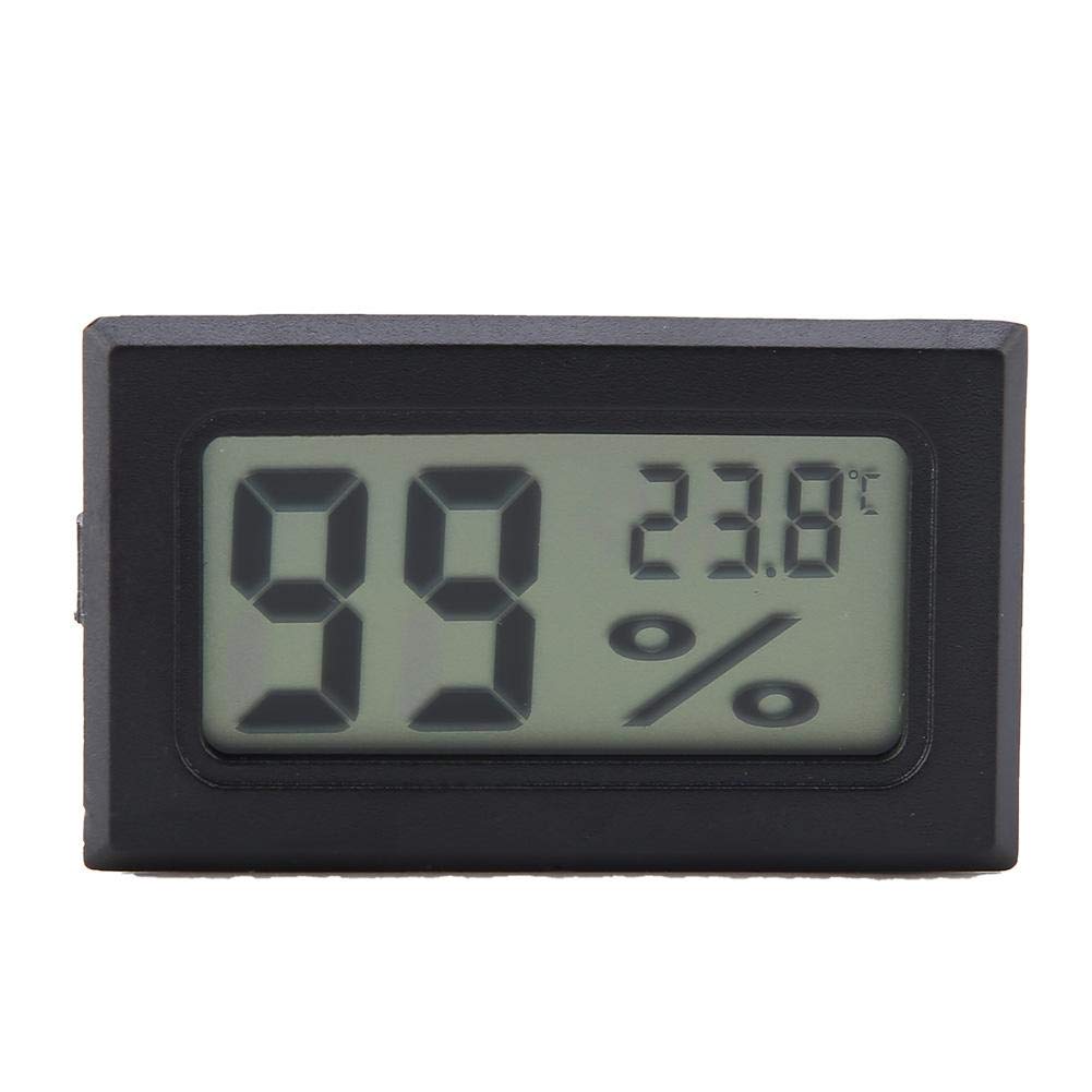 Taidda Temperature Humidity Meter, Mini Practical YS-11 Wireless Digital Meter Temperature Humidity Thermometer Hygrometer for Home Office Sheds Greenhouse Grow Room