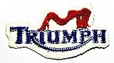 Triumph Motorcycles Racing Vintage Racer Classic Biker Club logo patch Jacket T-shirt Sew Iron on Patch Badge Embroidery