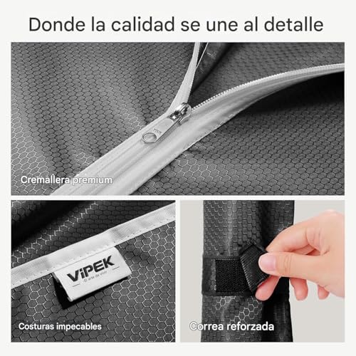 Perchero para Ropa con funda y rudas, Organizador de Metal para Ropa Armario,Perchero de Pie, Closet Organizador, Estante para Balcón, Dormitorio y Lavandería