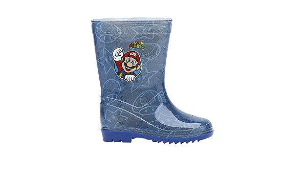 Nintendo Super Mario Bros Chicos Botas de agua - Azul - 34 : Amazon.es:  Zapatos y complementos