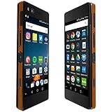 Skinomi Light Wood Full Body Skin Compatible with ZTE Axon M (Full Coverage) TechSkin with Anti-Bubble Clear Film Screen Protector
