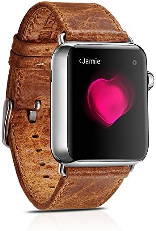 Leather Band (Almond Colored) for Apple Watch 42mm