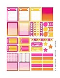 Monthly Planner Stickers Tropical Bliss Sampler Stickers Planner Labels Compatible with Erin Condren Vertical Life Planner
