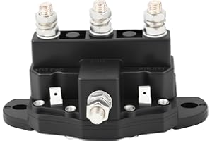 TXRXIZ Winch Motor Relay, Reversing Solenoid Switch Intermittent Duty Contactor 12V 6 Terminal Reverse Relay Replaces 24450 214-1211A11 214-1211A11-06 Solenoid Relay