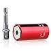 BLENDX Universal Socket Tool Ratchet Universal Socket Set with Wrench Power Drill Adapter - Cool Tool Present for Handyman Men Husband Father Boyfriend Him (Red)