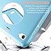 iPad Case for iPad Mini 4, DTTO [Anti-Scratch] Ultra Slim Lightweight [Auto Sleep/Wake] Smart Case Trifold Cover Stand with Flexible Soft TPU Back Cover for iPad mini4, Sky Blue