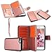 iPhone 8 Case,iPhone 7 Case, Pandawell PU Leather 9 Card Slot Wallet Folio Case with Detachable Magnetic Hard Case for Apple iPhone 8/iPhone 7 - Rose Gold