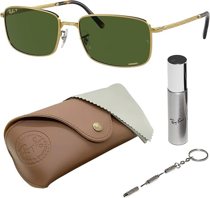 Ray-Ban RB4395 Square-Round Shape Non-Polarized Sunglasses for Men