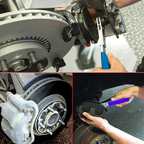 HARDK Brake Caliper Press and Telescoping Magnetic Pick Up Tool 20 lb Set, Car Brake Caliper Ratcheting Piston Spreader Press Tool, Wrench Spreader Tools, 360 Degree Ratchet Swing - Thumbnail 2
