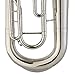 Estella EU200N Nickel Plated B Flat Euphonium with Stainless Steel Pistons