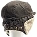 Best Pilot Trooper Aviator Cap Faux Leather Hat Ushanka Trapper BROWN 7 3/8