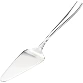 KSENDALO Pie Cake Server, Stainless Steel Pastry Spatula, Serving for Birthday, Wedding, Party, Celebration, Home, Dishwashersafe, Silver
