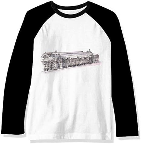 Orsay Museum in Paris France Long Sleeve Top Raglan T-Shirt Cloth | Amazon.com