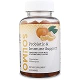Amazon Brand - Solimo Probiotic & Immune Support, 2 Billion CFU with 25 mg Echinacea per Serving (2 Gummies), 50 Gummies