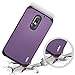 Moto G4 Play Case, OUBA [Dual Layer] [Anti-Drop] Hybrid Defender Shockproof Rugged Premium Protective Case Cover for Motorola Moto G4 Play - Purple