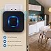 Wireless Doorbell Chime, Home Security System Door Open Motion Sensor Alarm with 1000 FT, 52 Tunes, 4 Volume Levels, LED Indicators Battery Operated - Door Entry Ring Chime for Home, Business, Kids